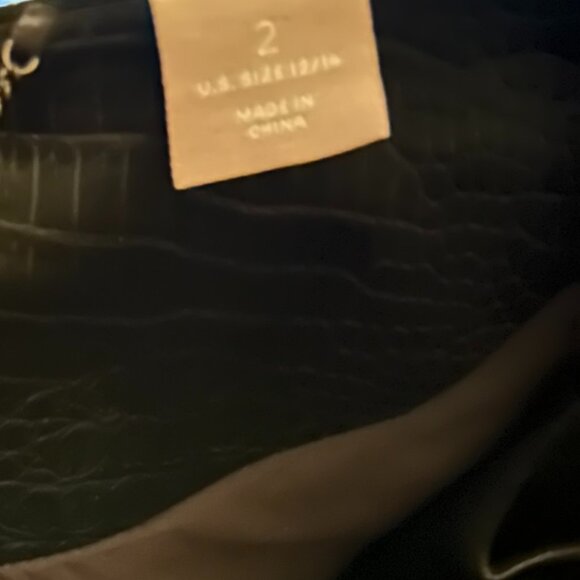 NWOT Chico’s Faux Snakeskin Leather Jacket Women’s Textured Blazer - Picture 8 of 13